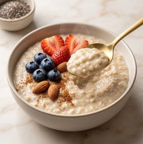 Proteína en Pereira: receta de porridge de avena y vainilla con Level Pro